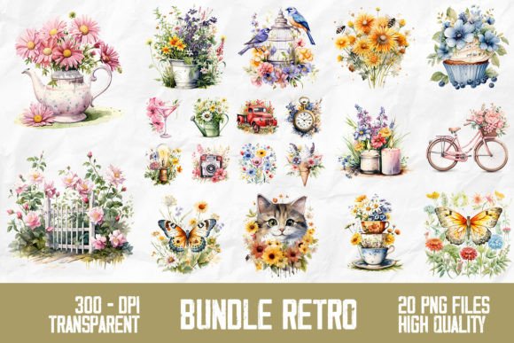 Mastering Nostalgic Aesthetics with a Retro Vintage Design Bundle