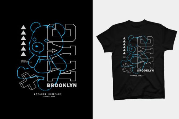 New York Brooklyn T-Shirt Design: Bold Urban Aesthetics