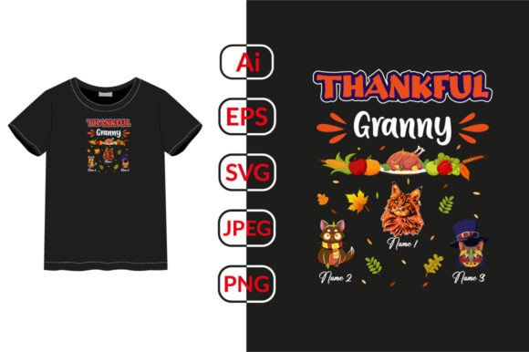 Thanksgiving Day T-Shirt Design: Creative Vector Assets